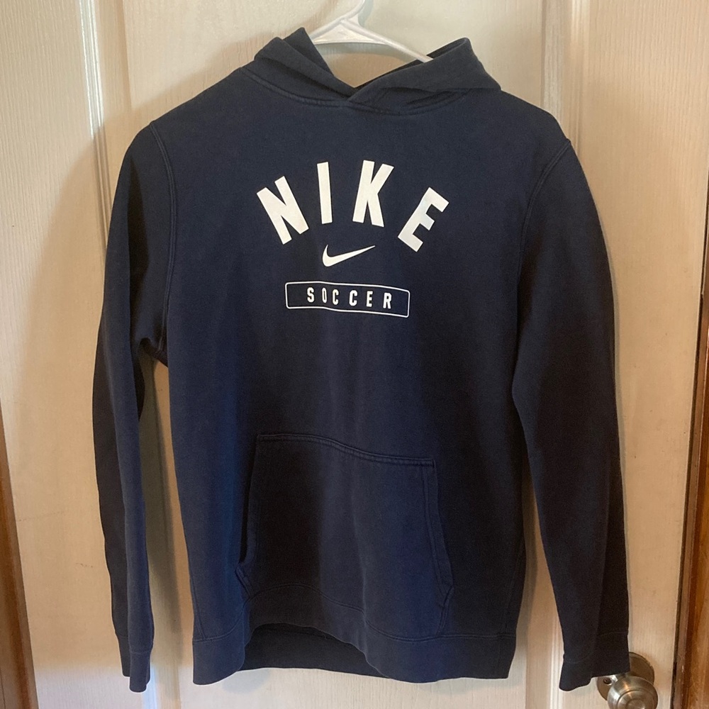 Nike Navy Blue Kids soccer Hoodie